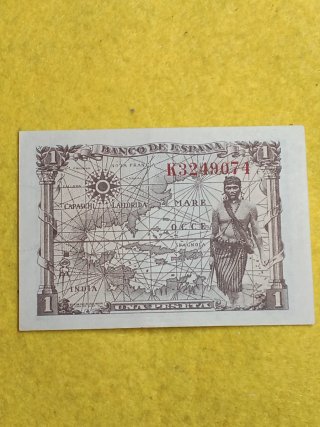 Billete de 1 Peseta de 1945