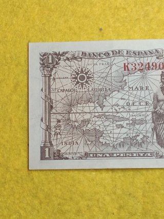 Billete de 1 Peseta de 1945