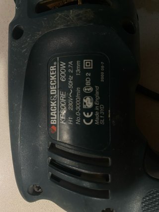 Taladro Black & Decker 600W
