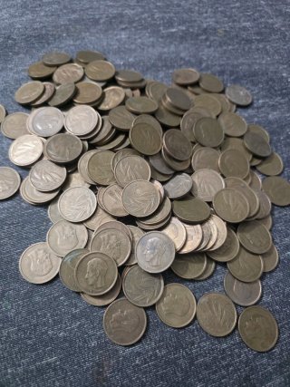 Lote 200 Monedas 20 Francos Bélgica