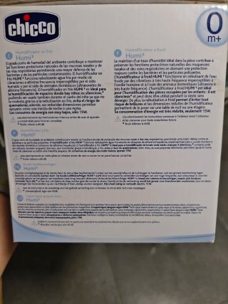 Humidificador Chicco Humi3 Frío en su Caja