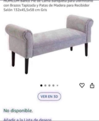 Set Dormitorio: Banco, Cabecero 90 y Espejo