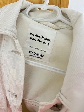 Chaqueta vaquera blanca Pull&Bear