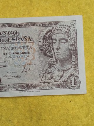 Billete de 1 Peseta de 1948