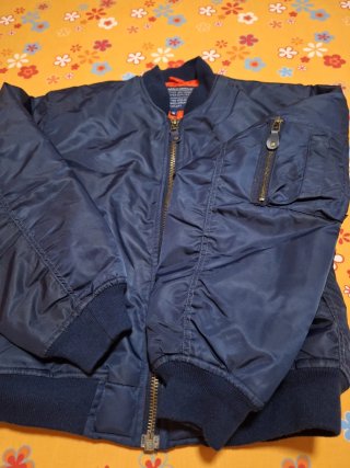 Chaqueta Bomber Azul
