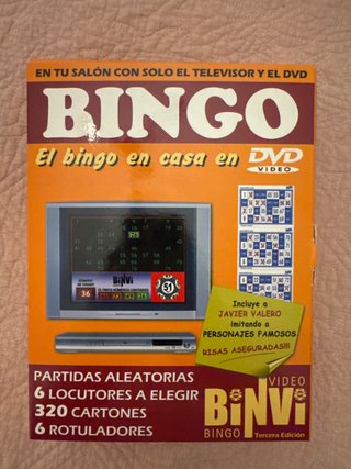 Juego de Bingo en DVD - Edición BiNVi