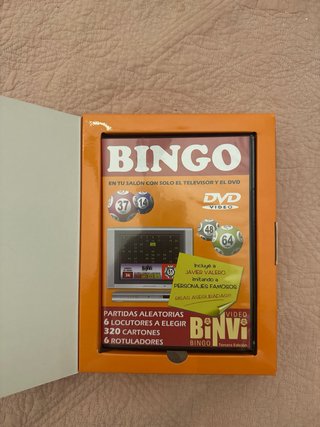 Juego de Bingo en DVD - Edición BiNVi
