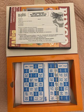 Juego de Bingo en DVD - Edición BiNVi