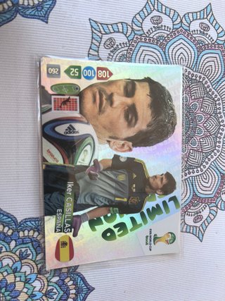 Cromo Iker Casillas Limited Edition Mundial 2014