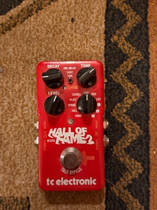 Pedal de Reverb TC Electronic Hall of Fame 2