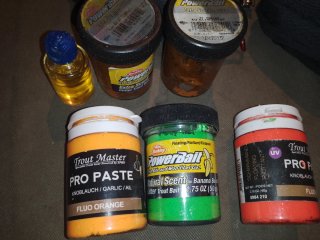 Cebo Pesca Pasta Truchas Powerbait y Pro Paste