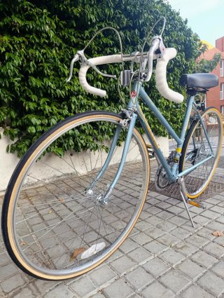 Bicicleta Vintage Mujer Schwinn Azul
