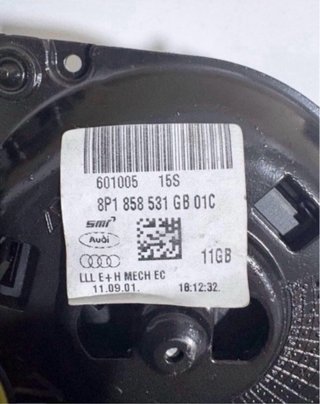 Espejo Retrovisor Audi A3 8P Izquierdo Automático