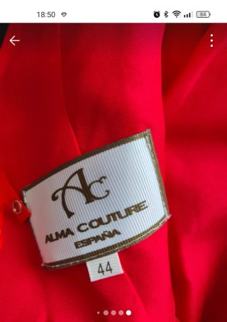 Vestido de fiesta rojo