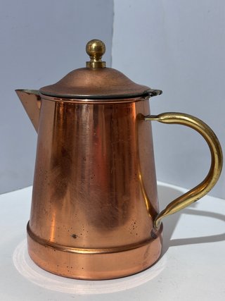 Cafetera Tetera Cobre Antigua 1.5L