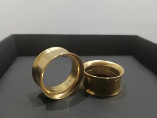 Dilataciones 20mm Acero Quirúrgico Dorado