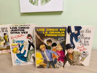 Lote 13 libros de Los Cinco de Enid Blyton de 1972