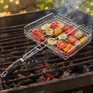 Cesta Parrilla para verduras, carne o pescado
