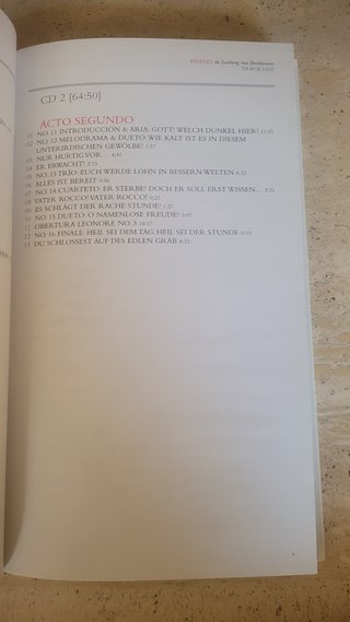 Libro y CD Beethoven Fidelio