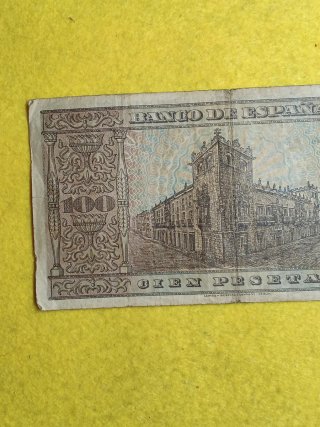 Billete 100 Pesetas 1938