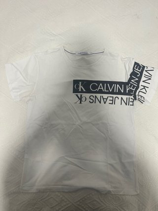 Camiseta Calvin Klein CK Blanca Talla S
