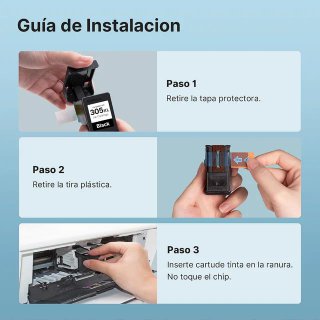 SIN ABRIR Pack di 2 Cartucce d'Inchiostro per Stampante 305 XL