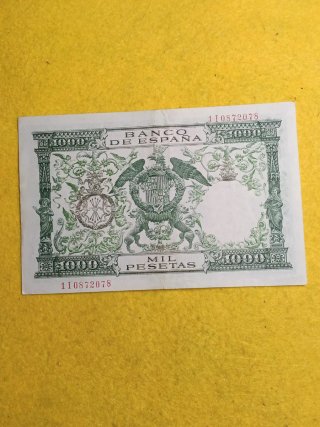 Billete 1000 Pesetas 1957 Reyes Católicos