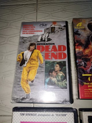 Lote 4 Cintas VHS Cine Retro