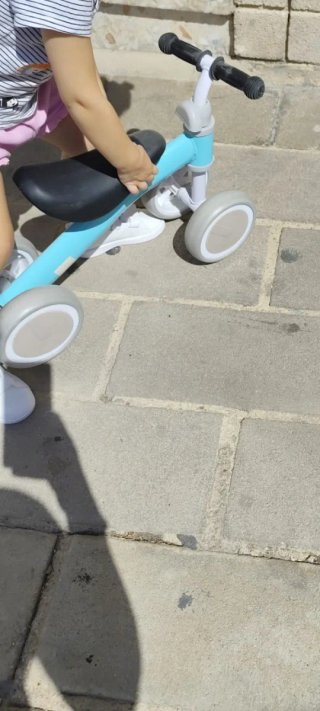 Bicicleta de aprendizaje/correpasillos azul