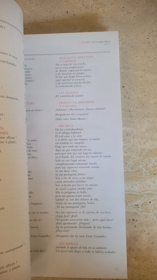 Bizet Carmen Libro y CD Ópera Clásica