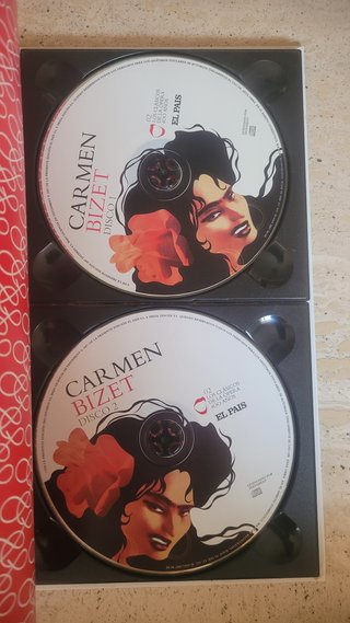 Bizet Carmen Libro y CD Ópera Clásica