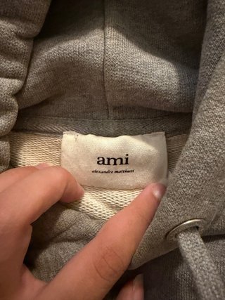 Sudadera AMI Paris Gris