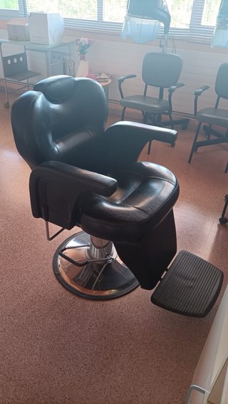 Sillón Peluquería/Barbería Negro