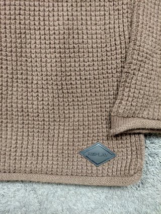 Replay jersey punto marrón texturizado Talla M