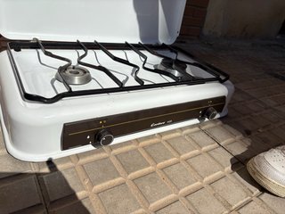 Hornillo de Gas de Dos Fuegos