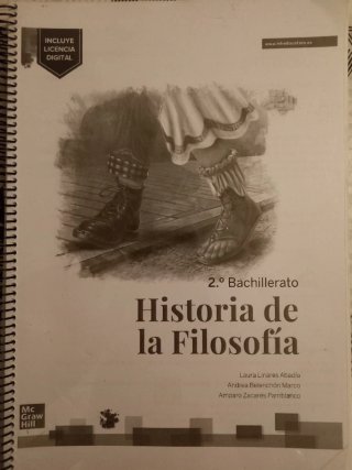 Historia de la filosofía, 2 Bachillerato