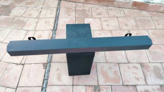 Barra de sonido Samsung negra con altavoz software