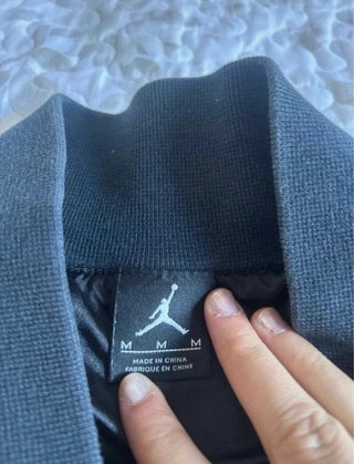 Chaqueta Cortavientos Jordan Negra Talla M