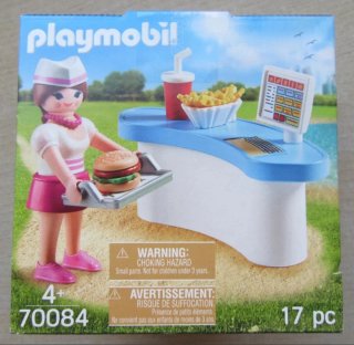 Playmobil 70084 CAMARERA HAMBURGUESERÍA