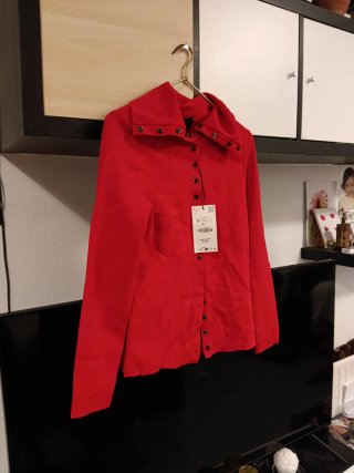 Jersey Rojo Zara Talla S