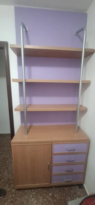 Cama Infantil con Cabecero Lila