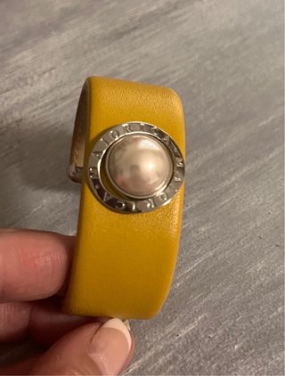 Brazalete Majorica Amarillo