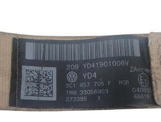 3c1857705f cinturón volkswagen passat 237656