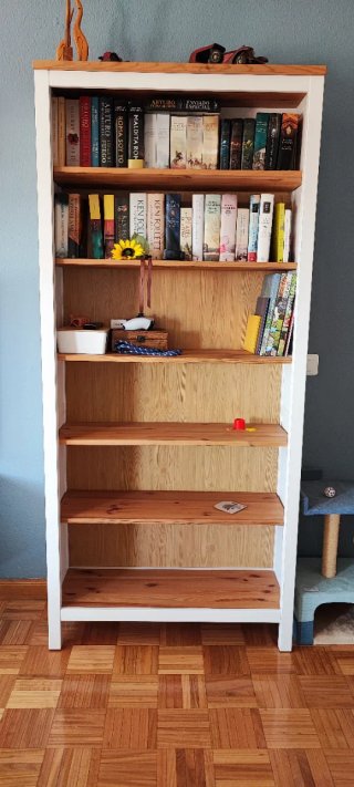 Librería Hemnes Ikea Madera Blanca