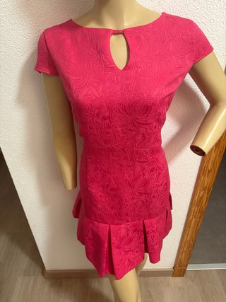 Vestido Fucsia FRK Couture Jacquard