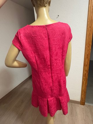 Vestido Fucsia FRK Couture Jacquard