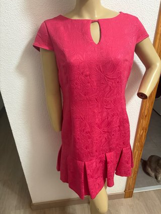 Vestido Fucsia FRK Couture Jacquard