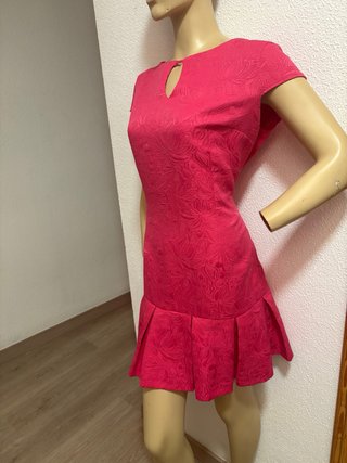 Vestido Fucsia FRK Couture Jacquard
