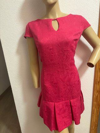 Vestido Fucsia FRK Couture Jacquard