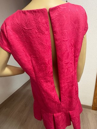 Vestido Fucsia FRK Couture Jacquard